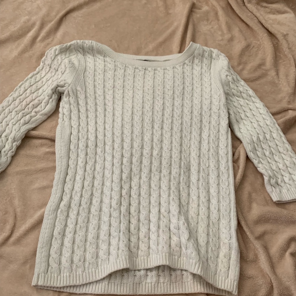Banana Republic- Petite M, white sweater